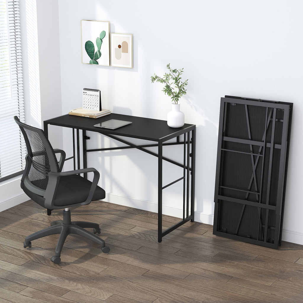 Lutown-Teen Petit Bureau Pliable de 83 cm, pour Ordinateur de Jeu, Camping, pour Petits espaces, Pas de Montage nécessaire, Table de Bureau à Domicile, Brun Rustique Lutown-Teen Petit Bureau Pliable de 83 cm, pour Ordinateur de Jeu, Camping, pour Petits espaces, Pas de Montage nécessaire, Table de Bureau à Domicile, Brun Rustique