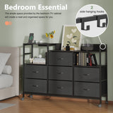 Lutown-Teen Bedside table, Side Table, Small End Table, Tall Nightstand for Living Room, Bedroom, Office, Bathroom