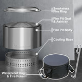 HongTaok Outdoor Smokeless Fire Pit